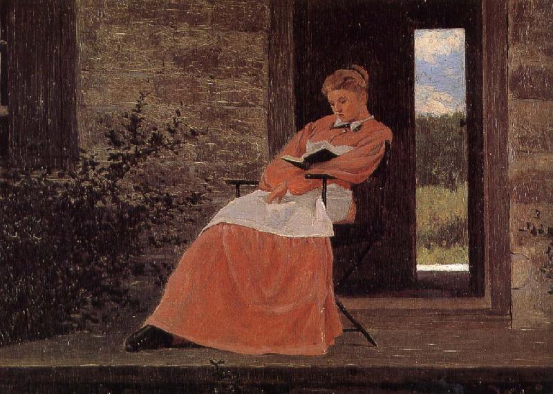 Winslow Homer Girls in reading oil painting image